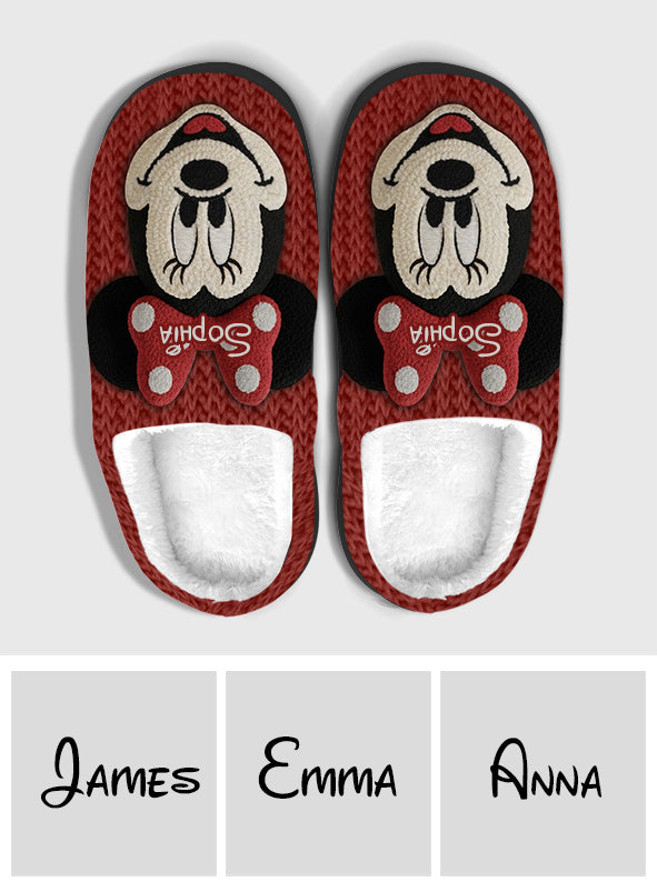Magical Time - Personalized Mouse Slippers