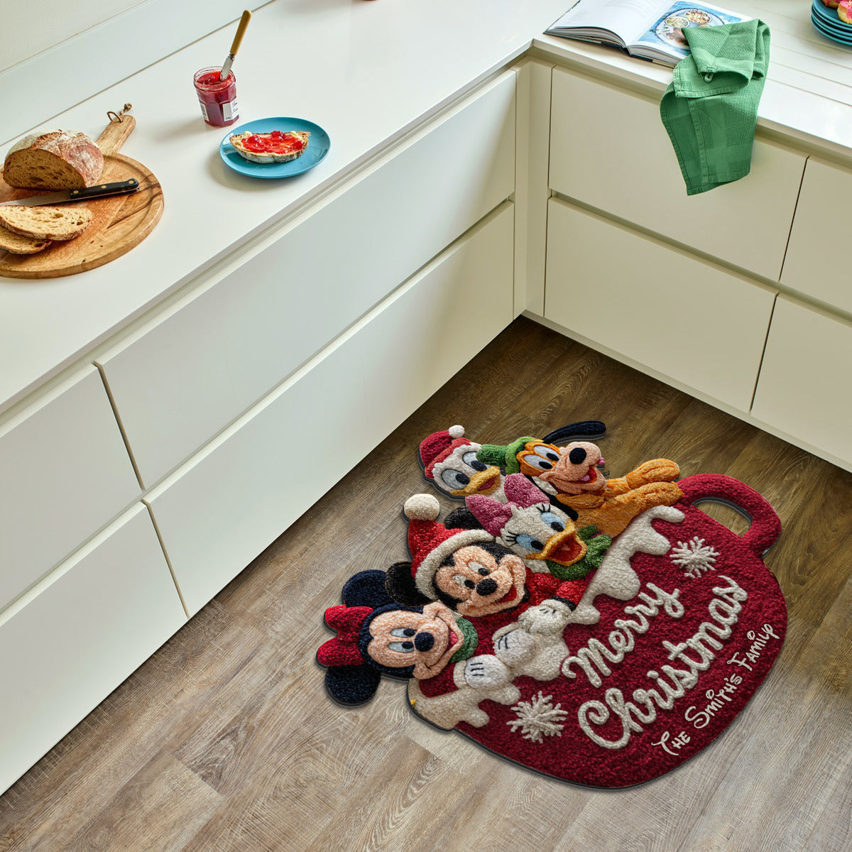 Magical Christmas - Personalized Mouse Non-Slip Tufted Rug
