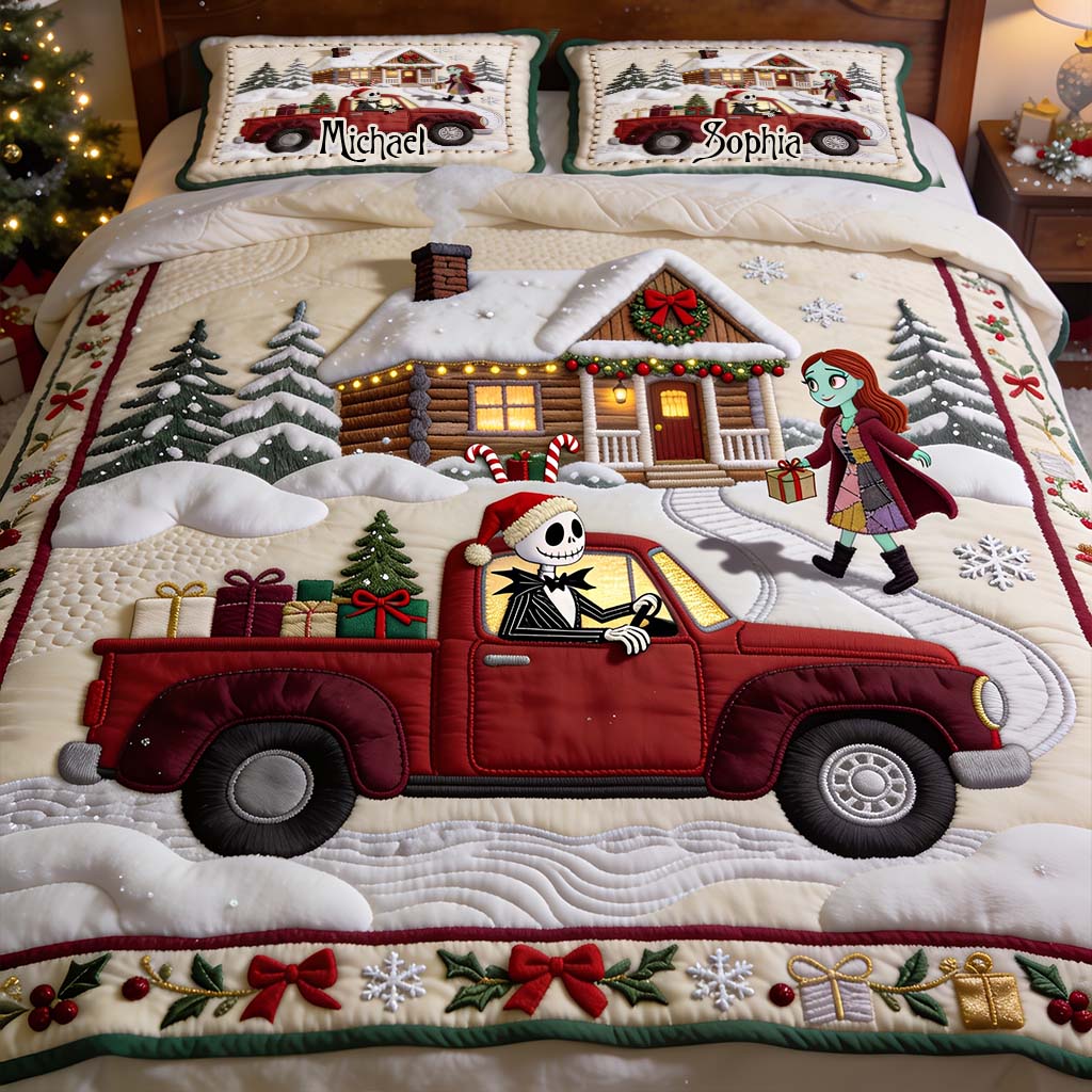 I Love You - Personalized Nightmare Quilt Set