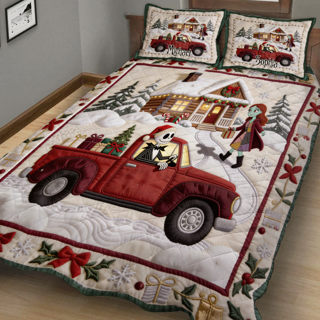 I Love You - Personalized Nightmare Quilt Set