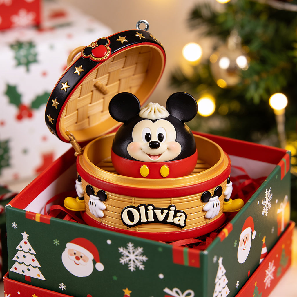 Magical Dumpling - Personalized Mouse Premium 3D Ornament