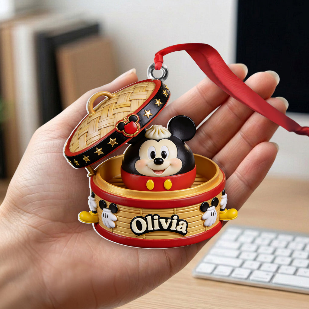 Magical Dumpling - Personalized Mouse Premium 3D Ornament