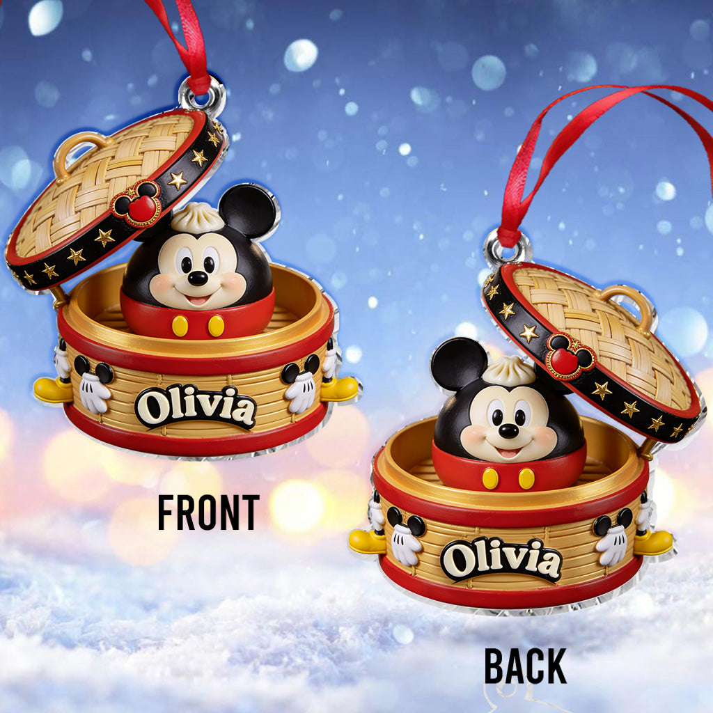 Magical Dumpling - Personalized Mouse Premium 3D Ornament