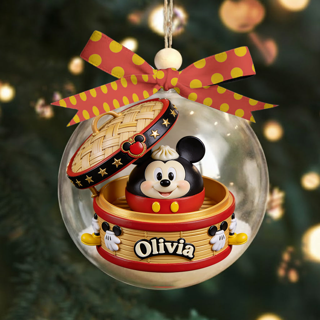 Magical Dumpling - Personalized Mouse Premium 3D Ornament