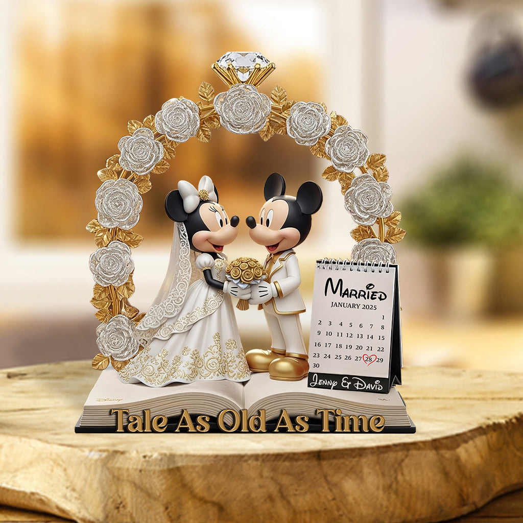 Tale As Old As Time - Personalized Mouse Custom Shaped Acrylic Plaque