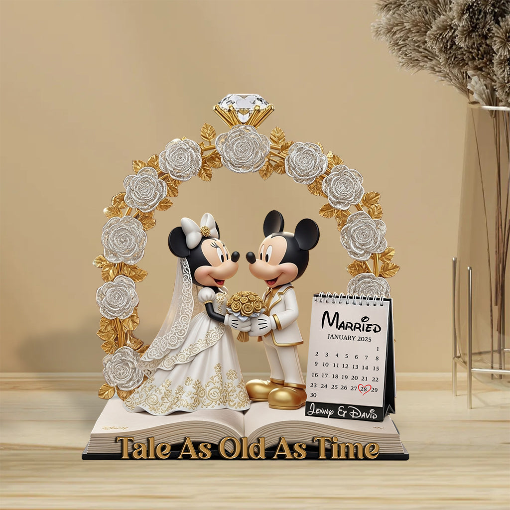 Tale As Old As Time - Personalized Mouse Custom Shaped Acrylic Plaque