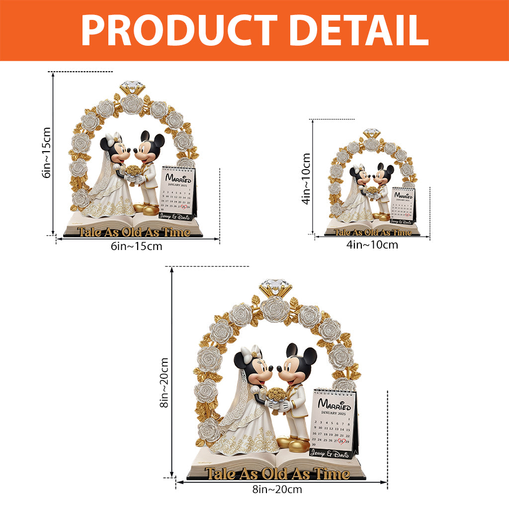 Tale As Old As Time - Personalized Mouse Custom Shaped Acrylic Plaque