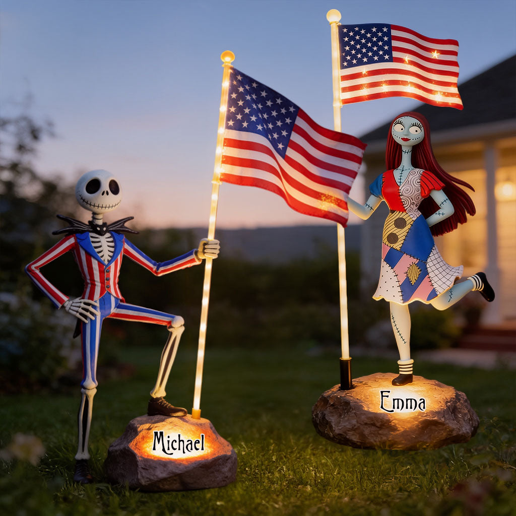 Celebrate 4th Of July - Personalized Nightmare Solar Acrylic Light
