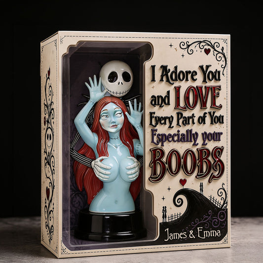 Naughty Spooky Couple - Personalized Nightmare Acrylic Display Box