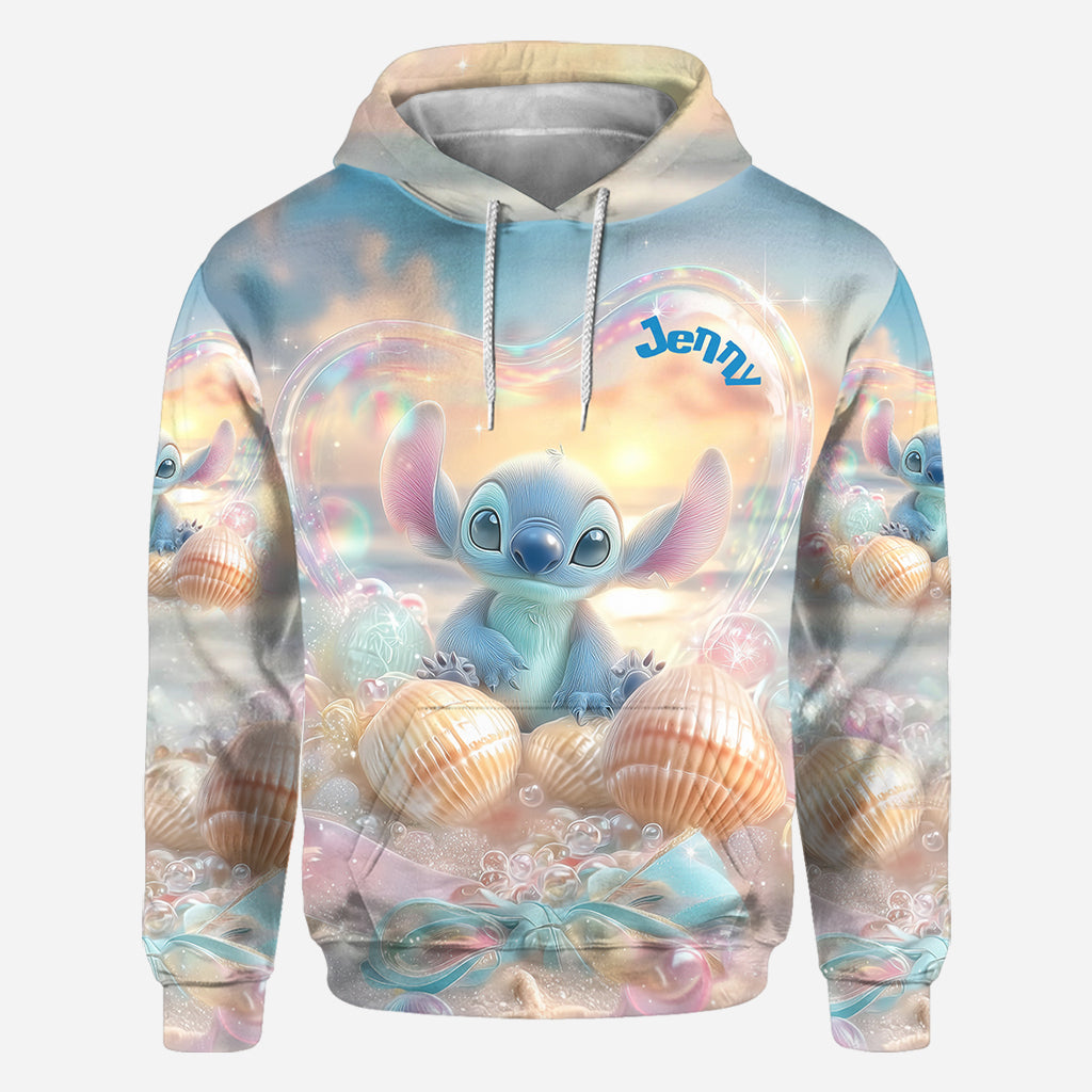 Blue Ohana Summer Vibes - Personalized Ohana All Over Shirt