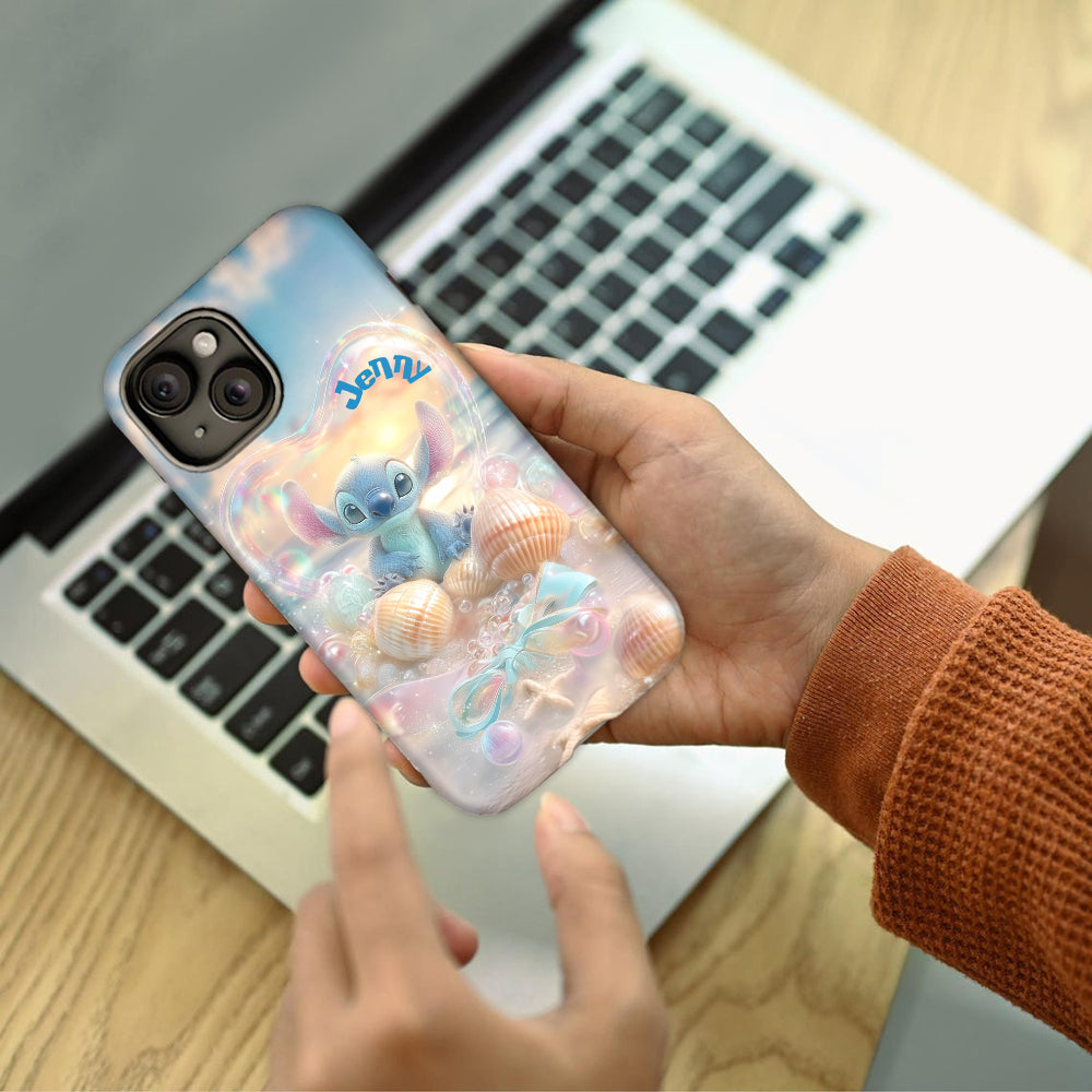 Blue Ohana Summer Vibes - Personalized Ohana Full Print Phone Case
