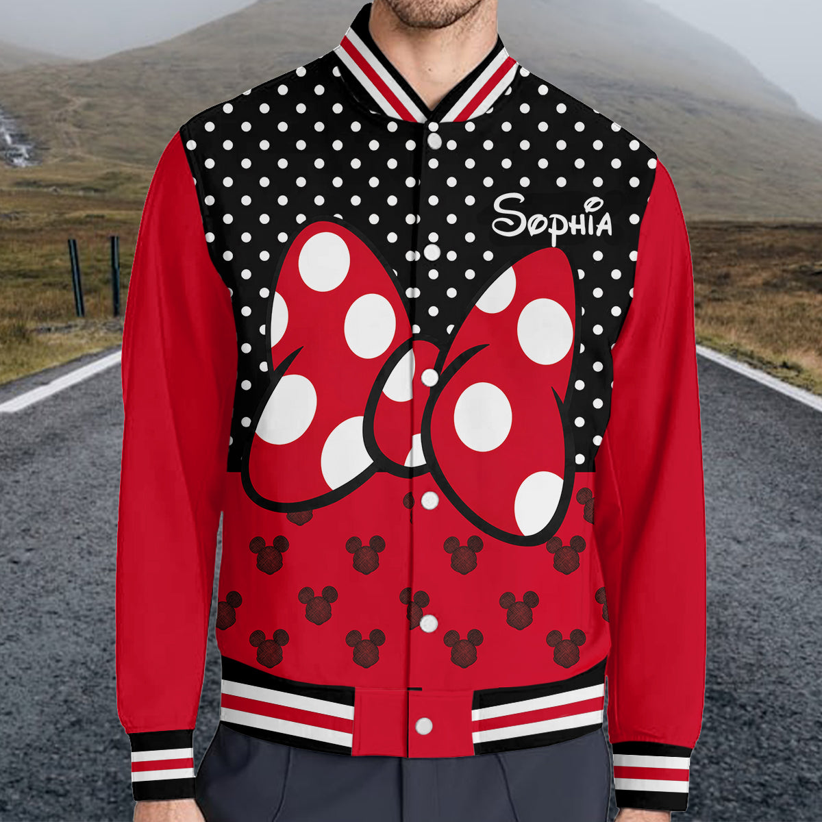 Believe In Magic - Personalized Mouse Varsity Jacket