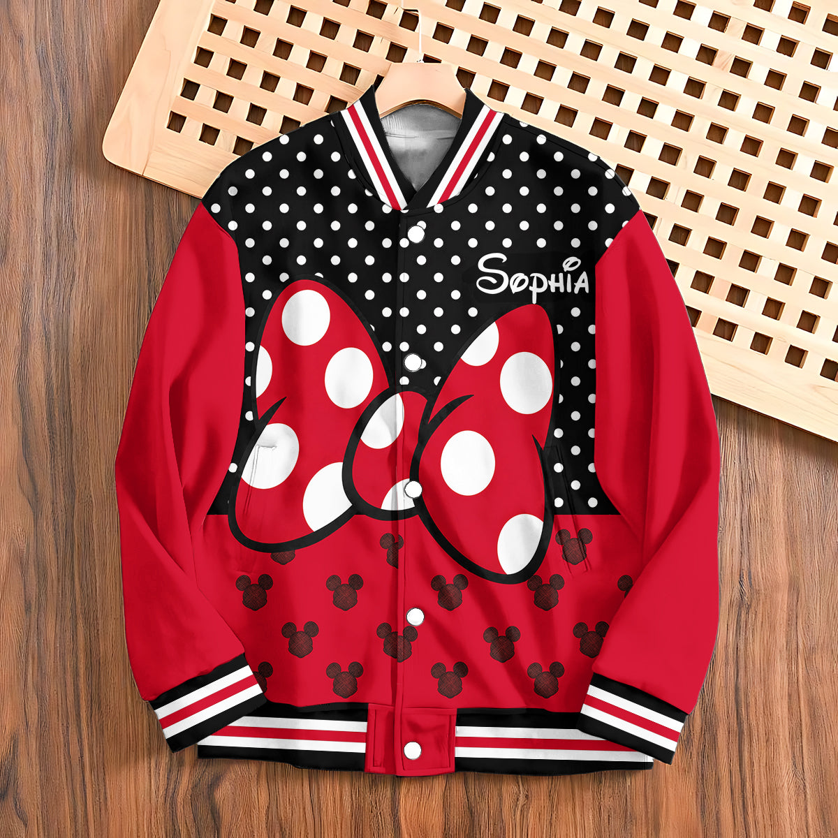 Believe In Magic - Personalized Mouse Varsity Jacket