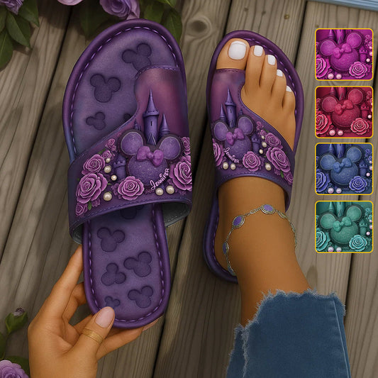 Magical World - Personalized Mouse Open Toe Sandals