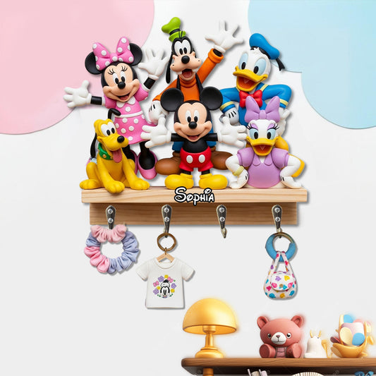 Magical Mouse Ears - Personalized Mouse Custom Shaped Hanging Rack