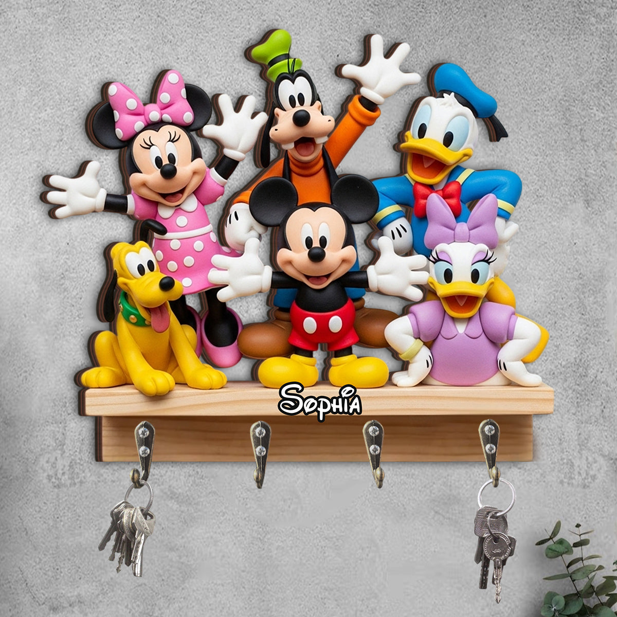 Magical Mouse Ears - Personalized Mouse Custom Shaped Hanging Rack