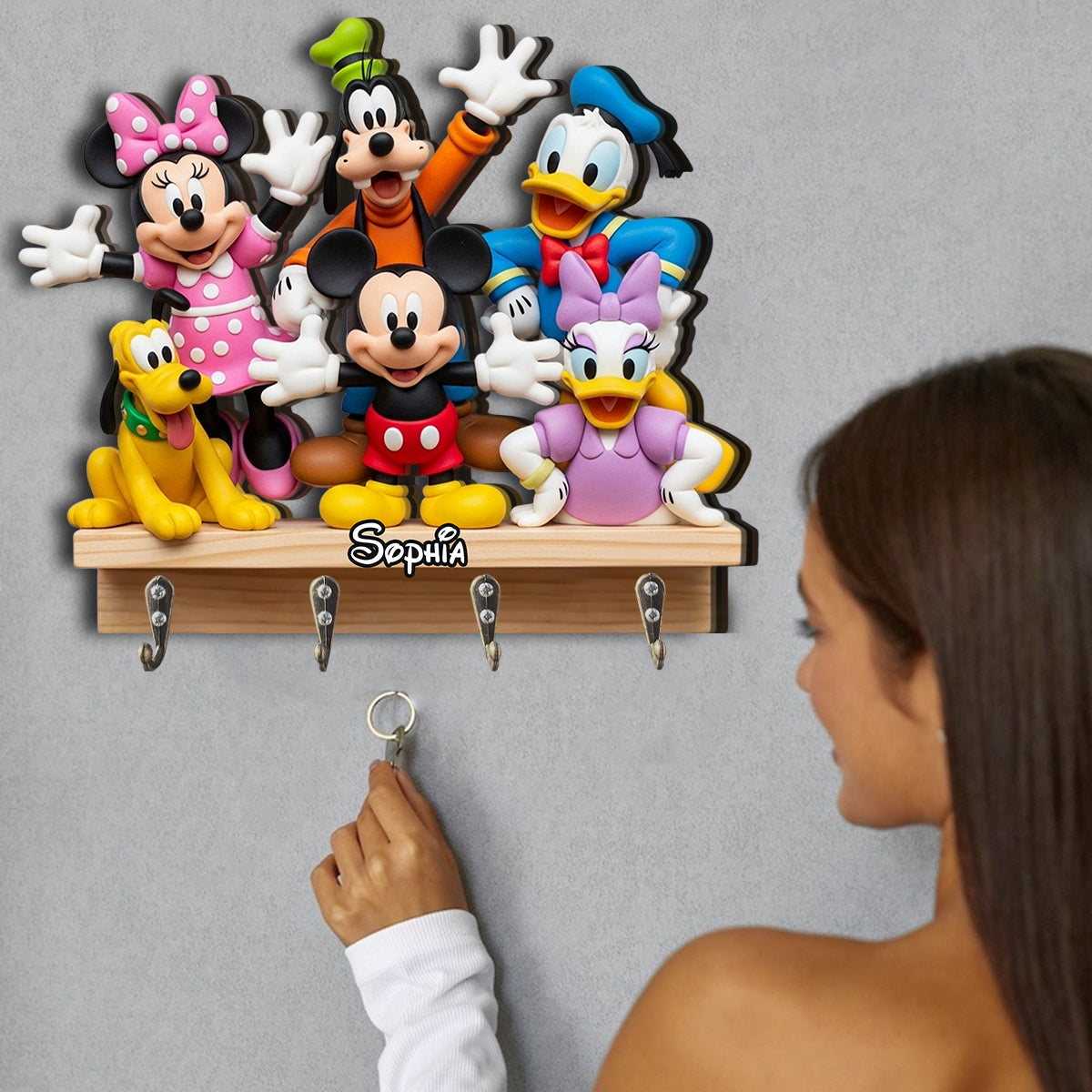 Magical Mouse Ears - Personalized Mouse Custom Shaped Hanging Rack