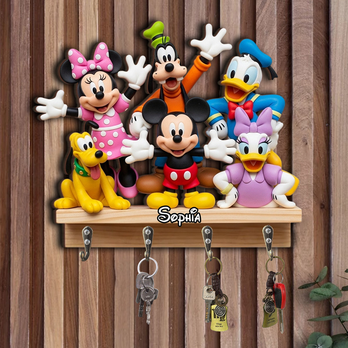 Magical Mouse Ears - Personalized Mouse Custom Shaped Hanging Rack