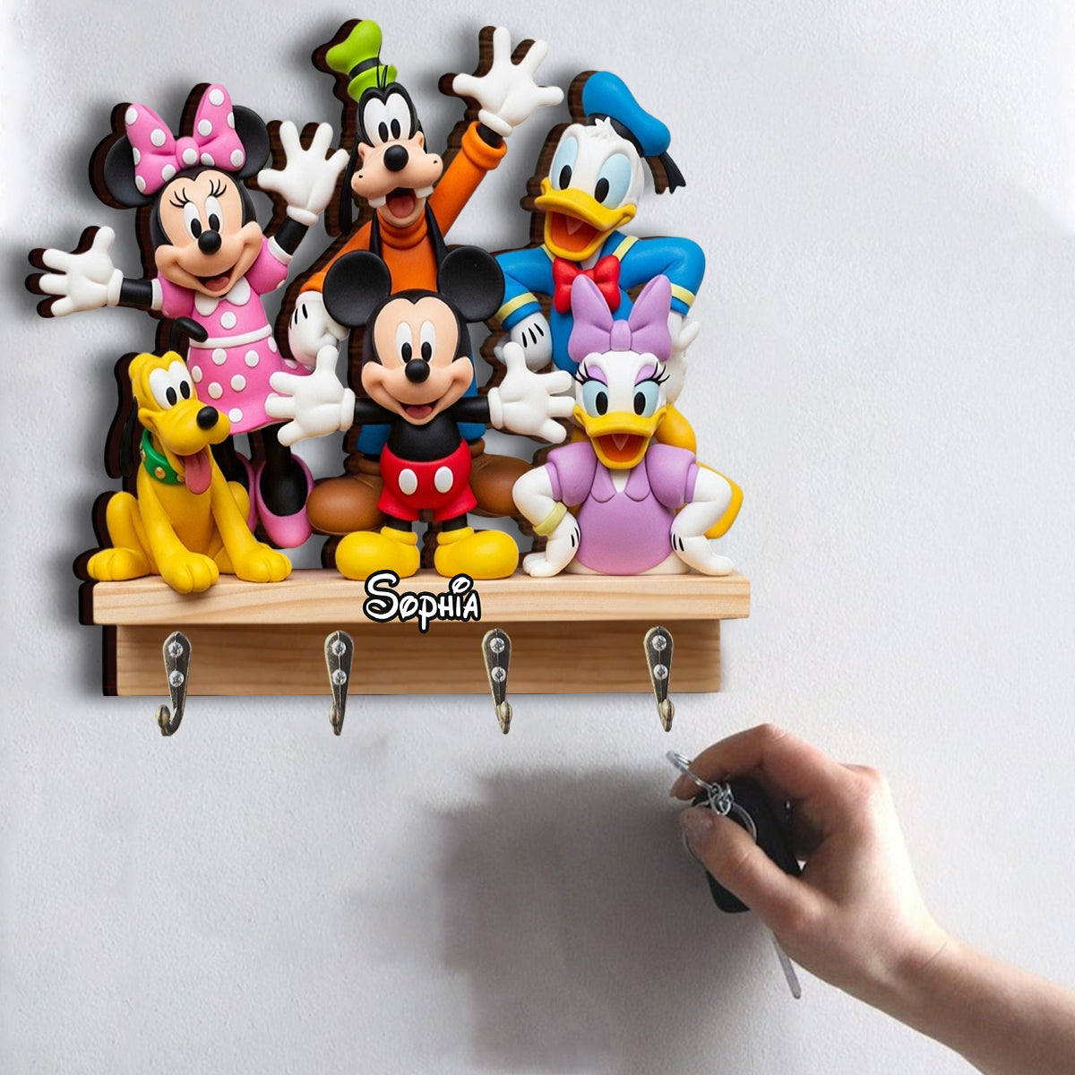 Magical Mouse Ears - Personalized Mouse Custom Shaped Hanging Rack