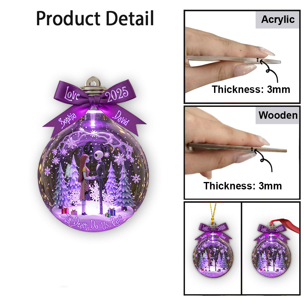 Till Death Do Us Part - Personalized Nightmare Ornament