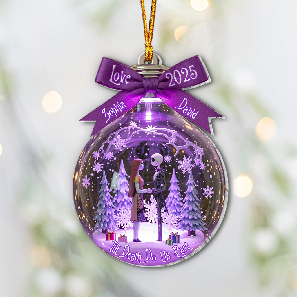 Till Death Do Us Part - Personalized Nightmare Ornament
