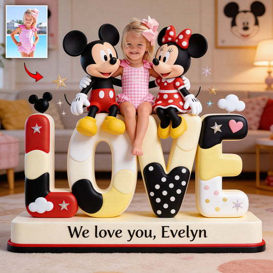 Magical Cartoon Mouse - Personalized Mouse Custom Shaped Acrylic Plaque