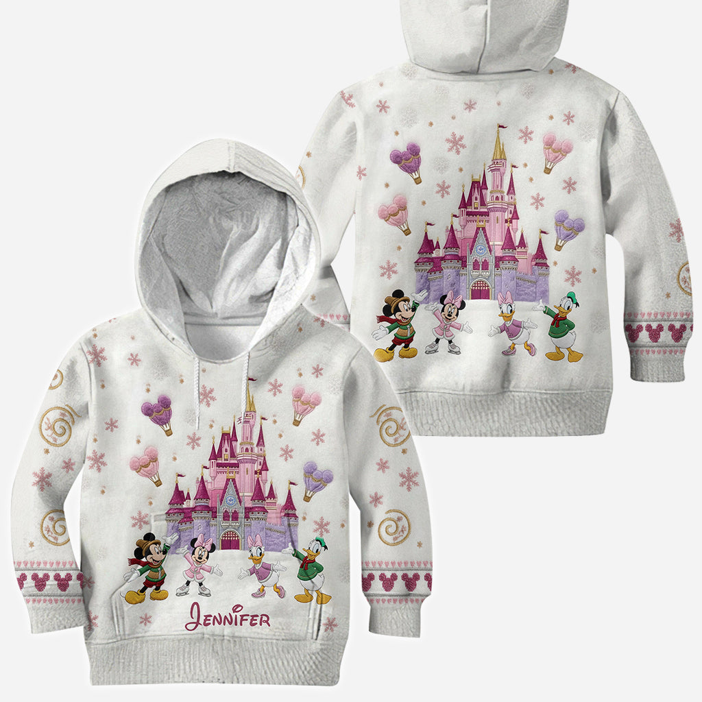 Magical Winter Castle - Personalized Mouse All Over Shirt
