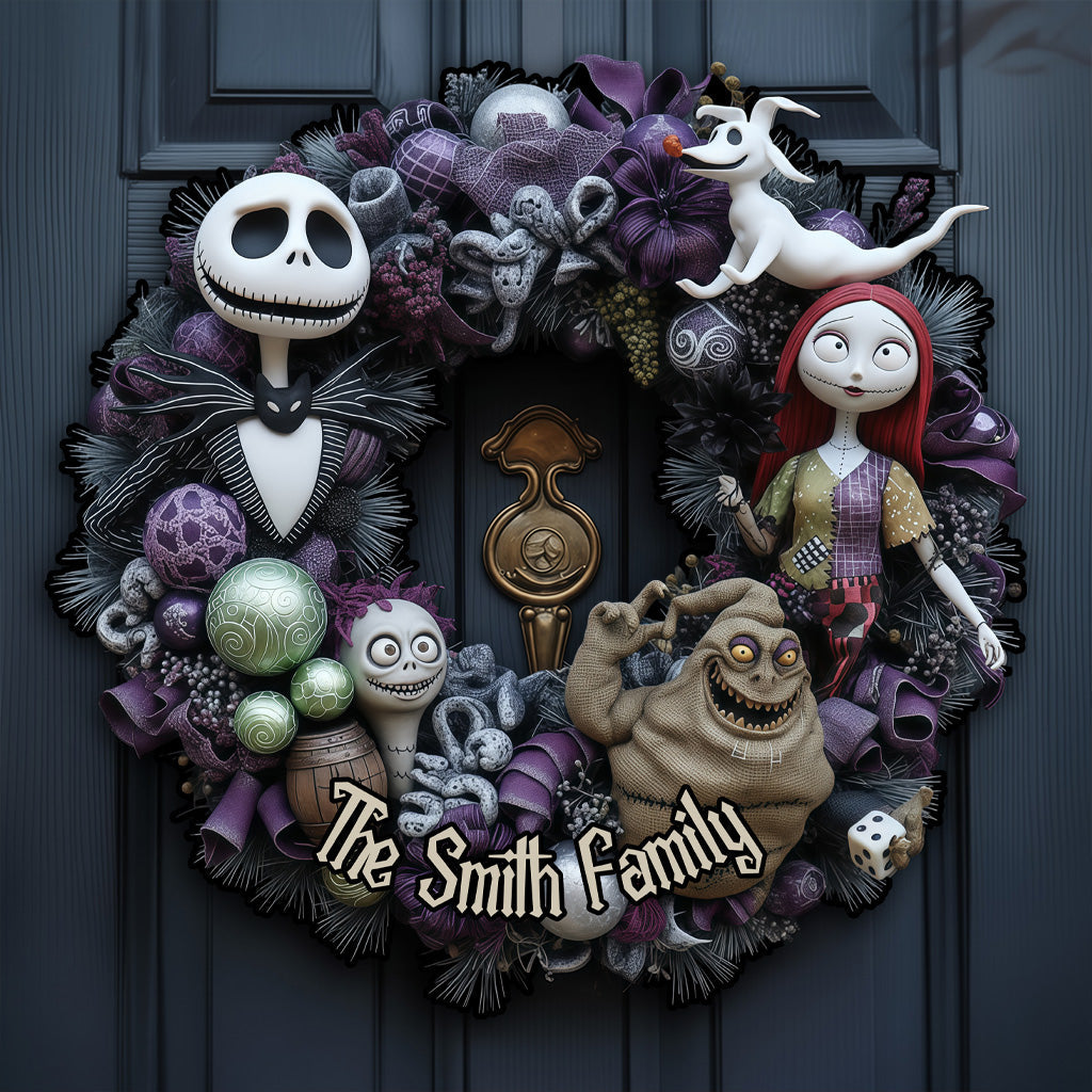 Christmas Nightmare - Personalized Nightmare Custom Shaped Wood Sign