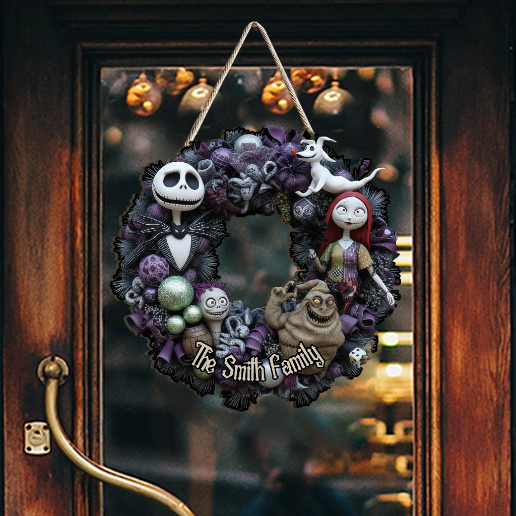 Christmas Nightmare - Personalized Nightmare Custom Shaped Wood Sign