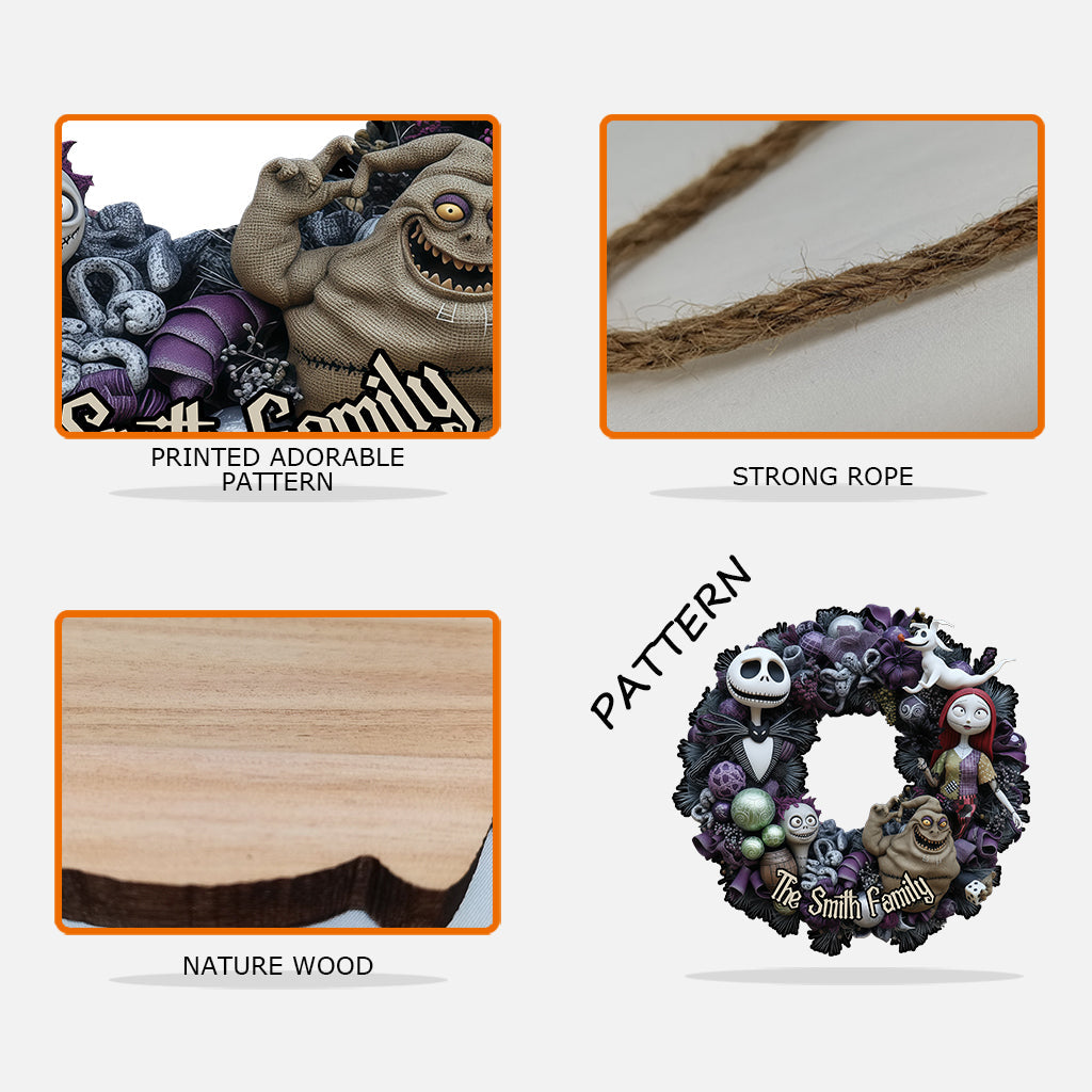 Christmas Nightmare - Personalized Nightmare Custom Shaped Wood Sign