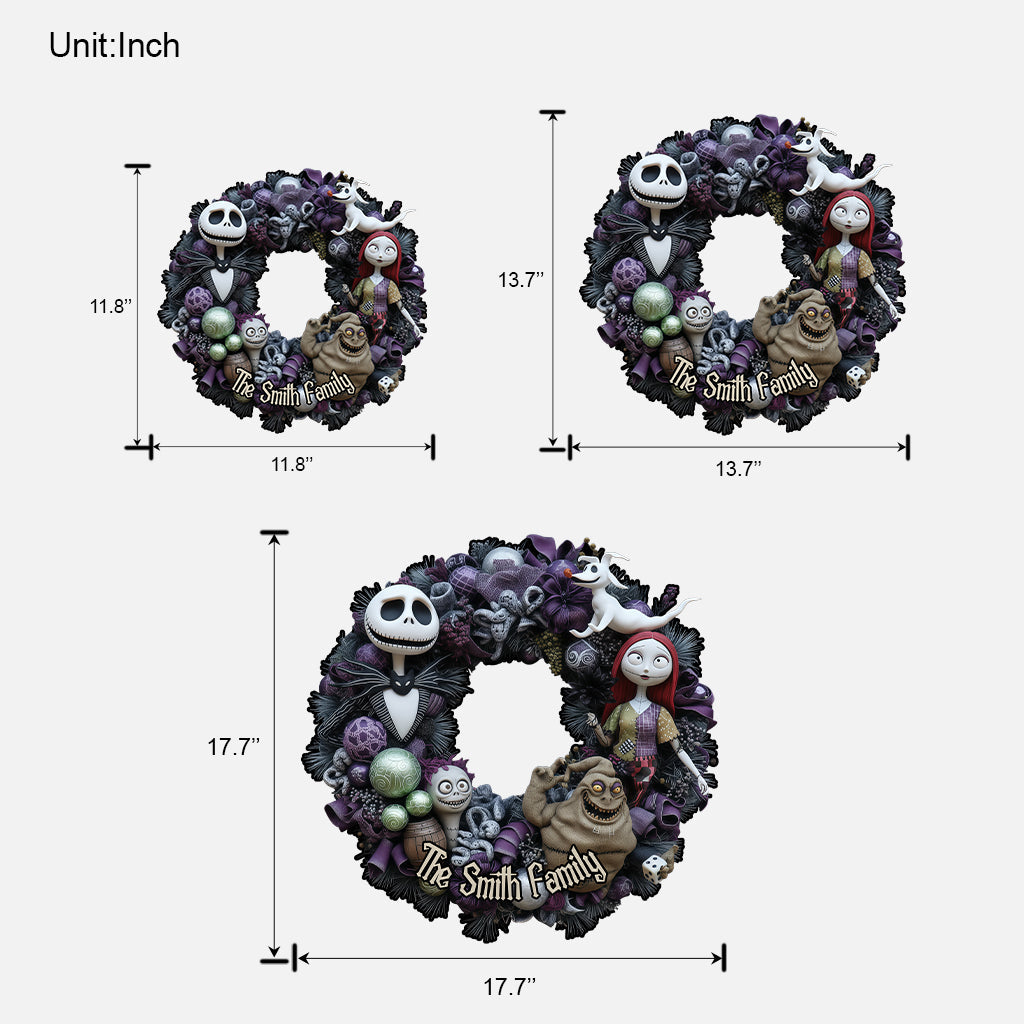 Christmas Nightmare - Personalized Nightmare Custom Shaped Wood Sign