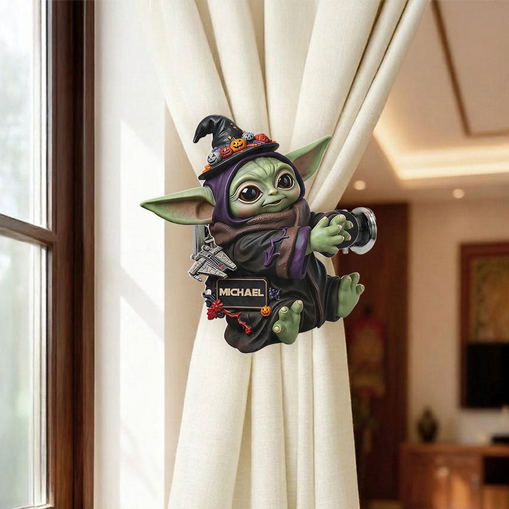 Halloween Time - Personalized The Force Curtain Tieback