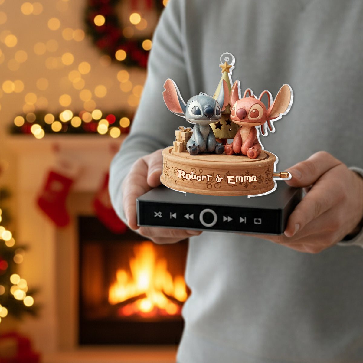 Merry Christmas - Personalized Ohana Music Ornament