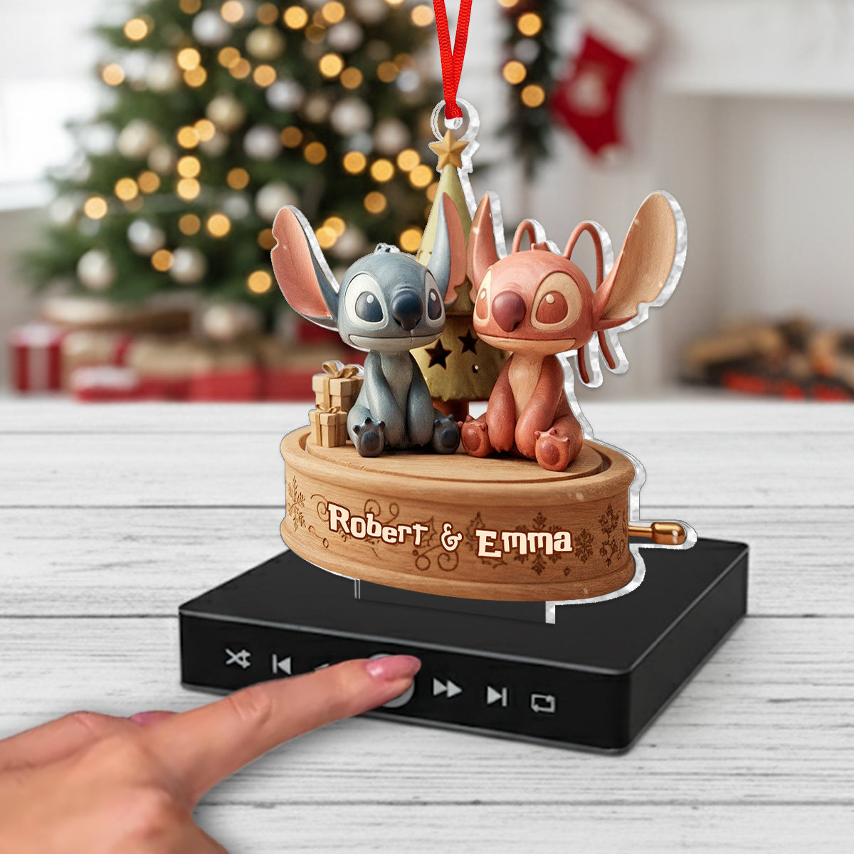Merry Christmas - Personalized Ohana Music Ornament