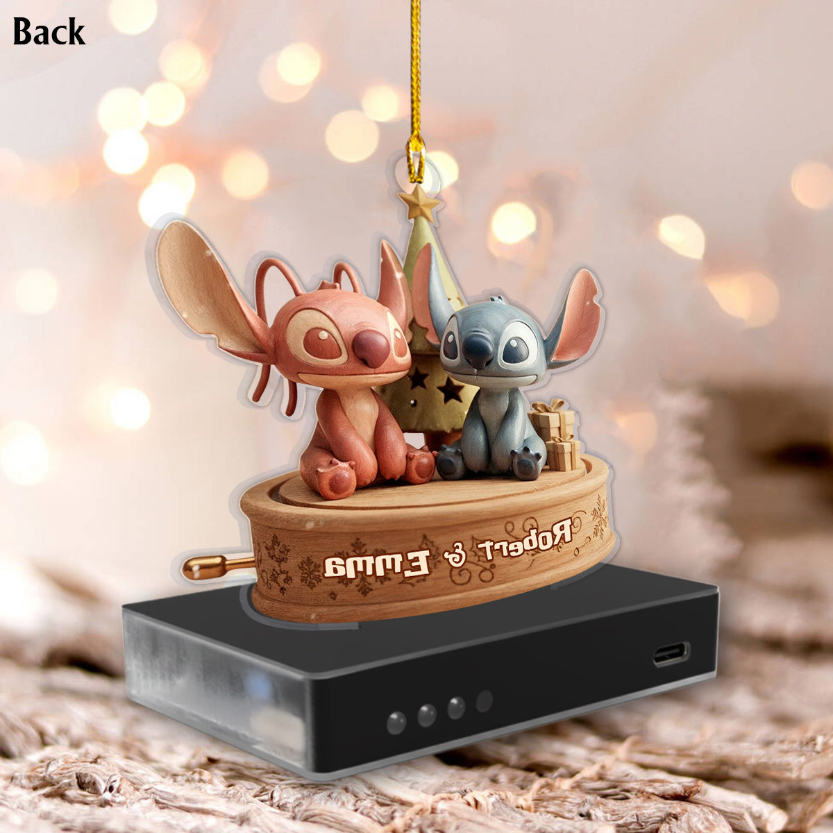 Merry Christmas - Personalized Ohana Music Ornament