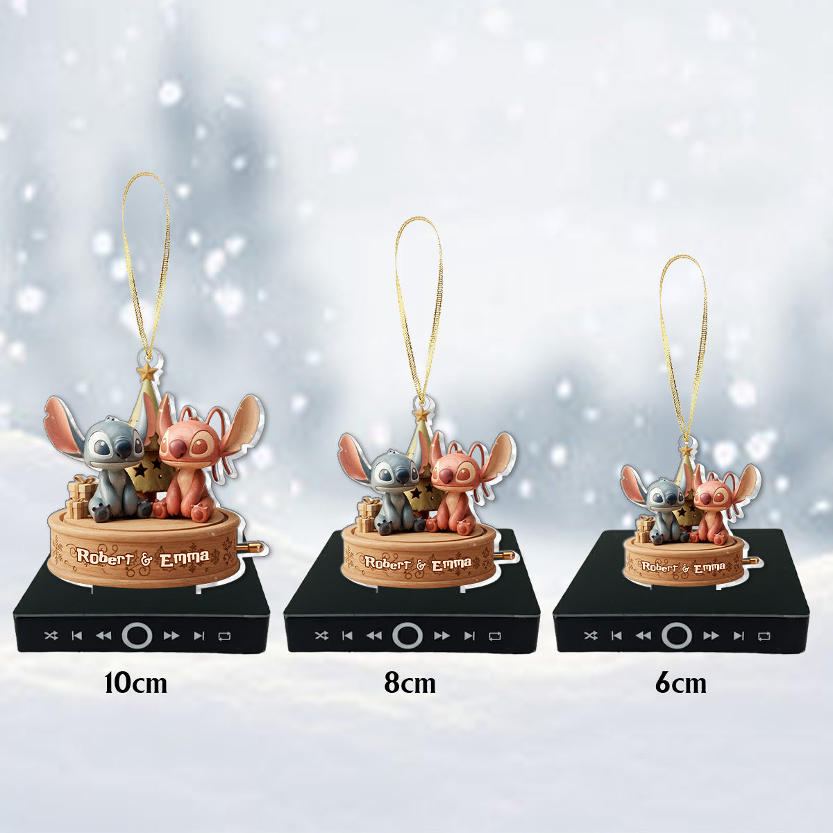 Merry Christmas - Personalized Ohana Music Ornament