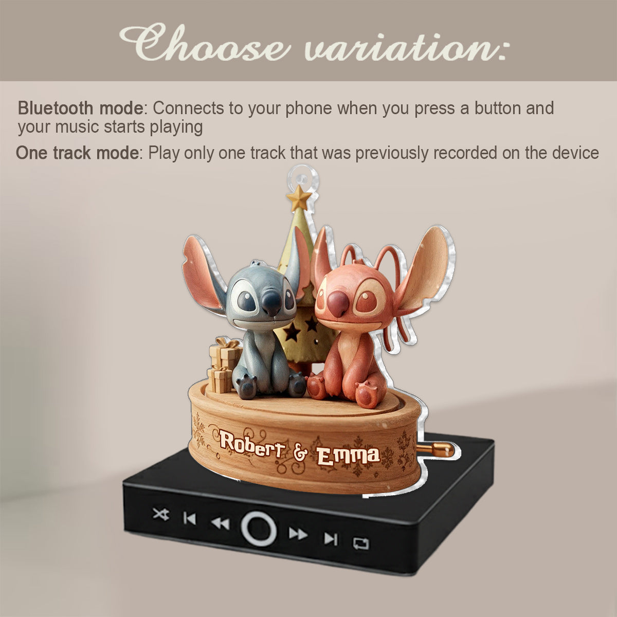 Merry Christmas - Personalized Ohana Music Ornament