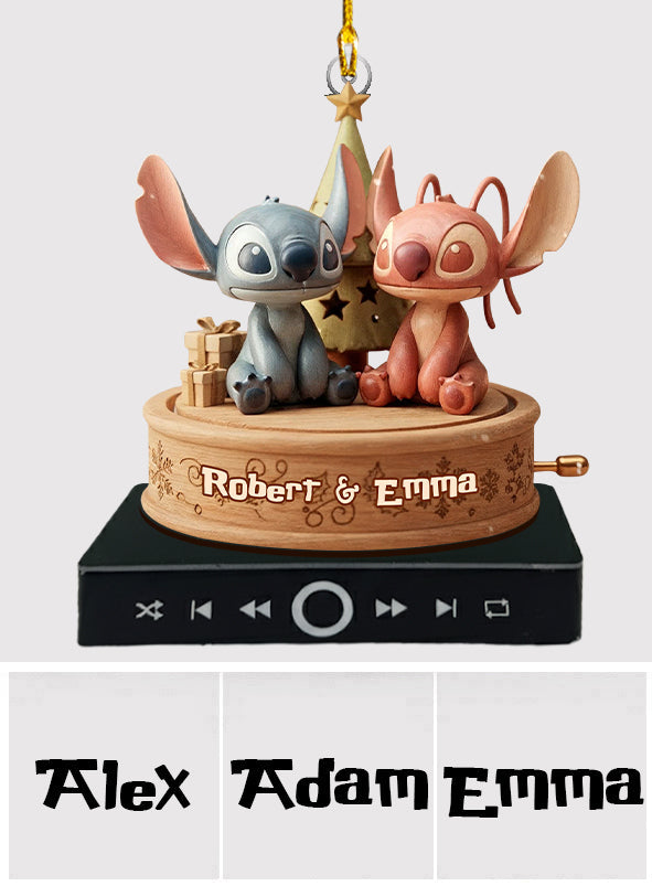 Merry Christmas - Personalized Ohana Music Ornament