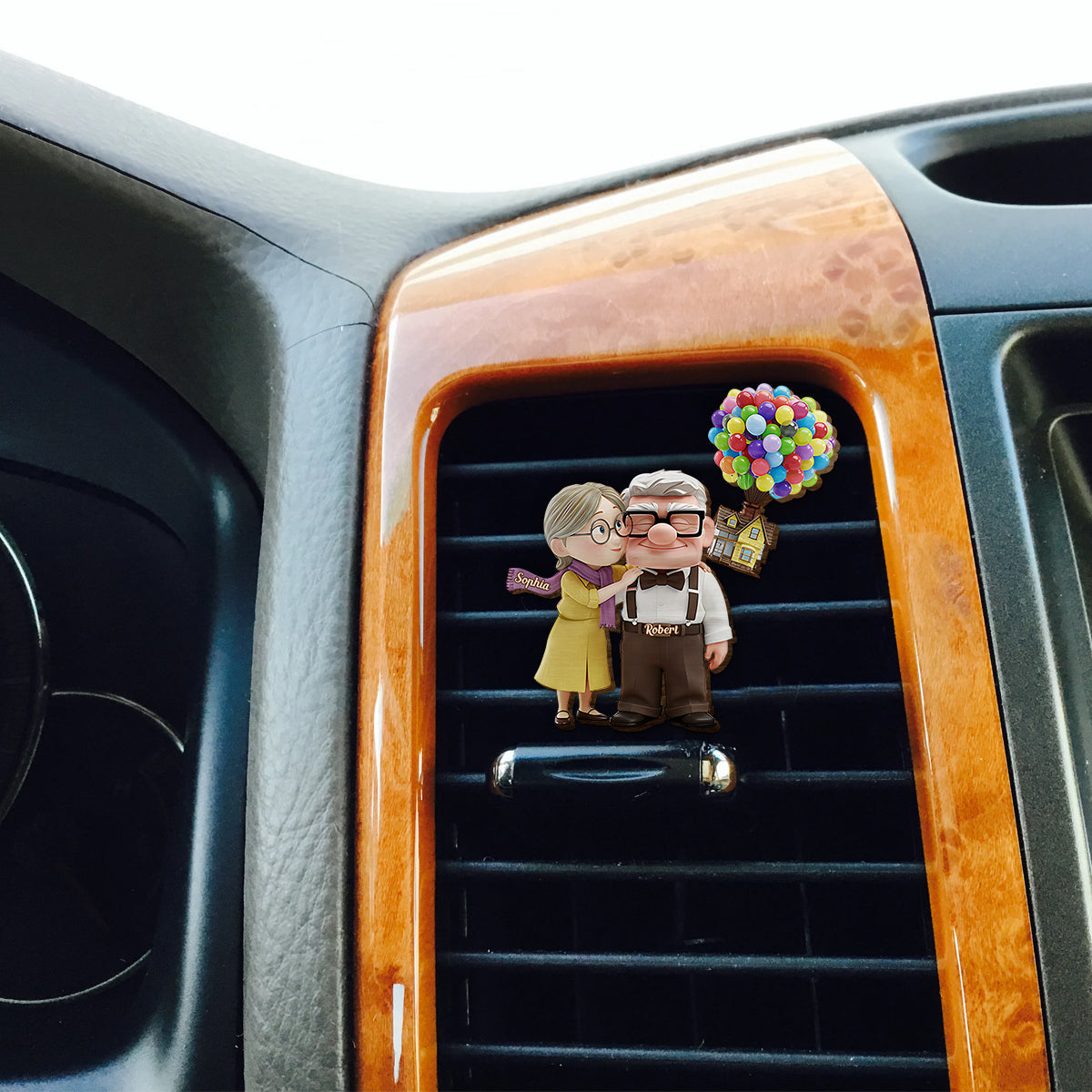 You Are My Greatest Adventure - Personalized Couple Shaped Car Visor Clip