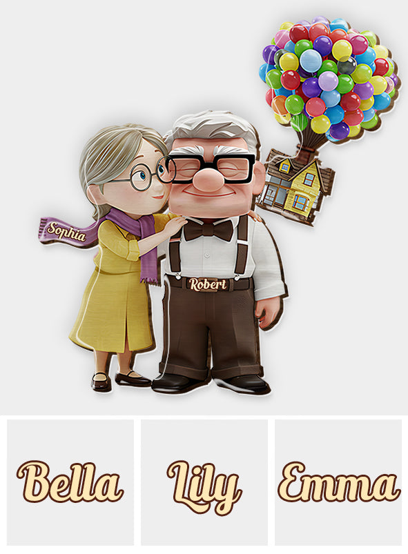 You Are My Greatest Adventure - Personalized Couple Shaped Car Visor Clip