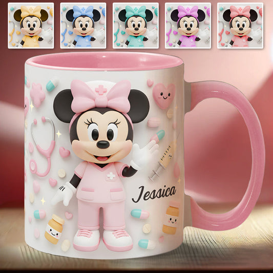 Nurse Life - Personalized Nurse Accent Mug