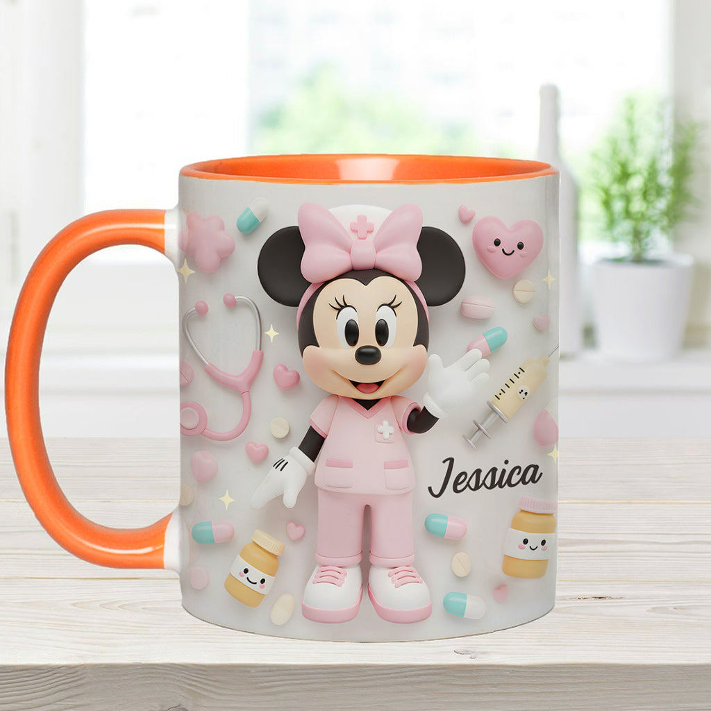 Nurse Life - Personalized Nurse Accent Mug