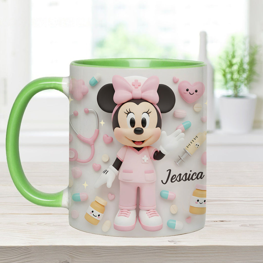 Nurse Life - Personalized Nurse Accent Mug