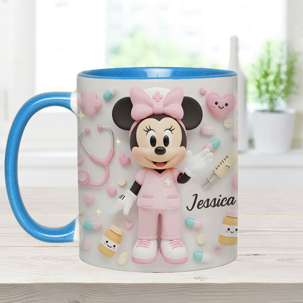 Nurse Life - Personalized Nurse Accent Mug