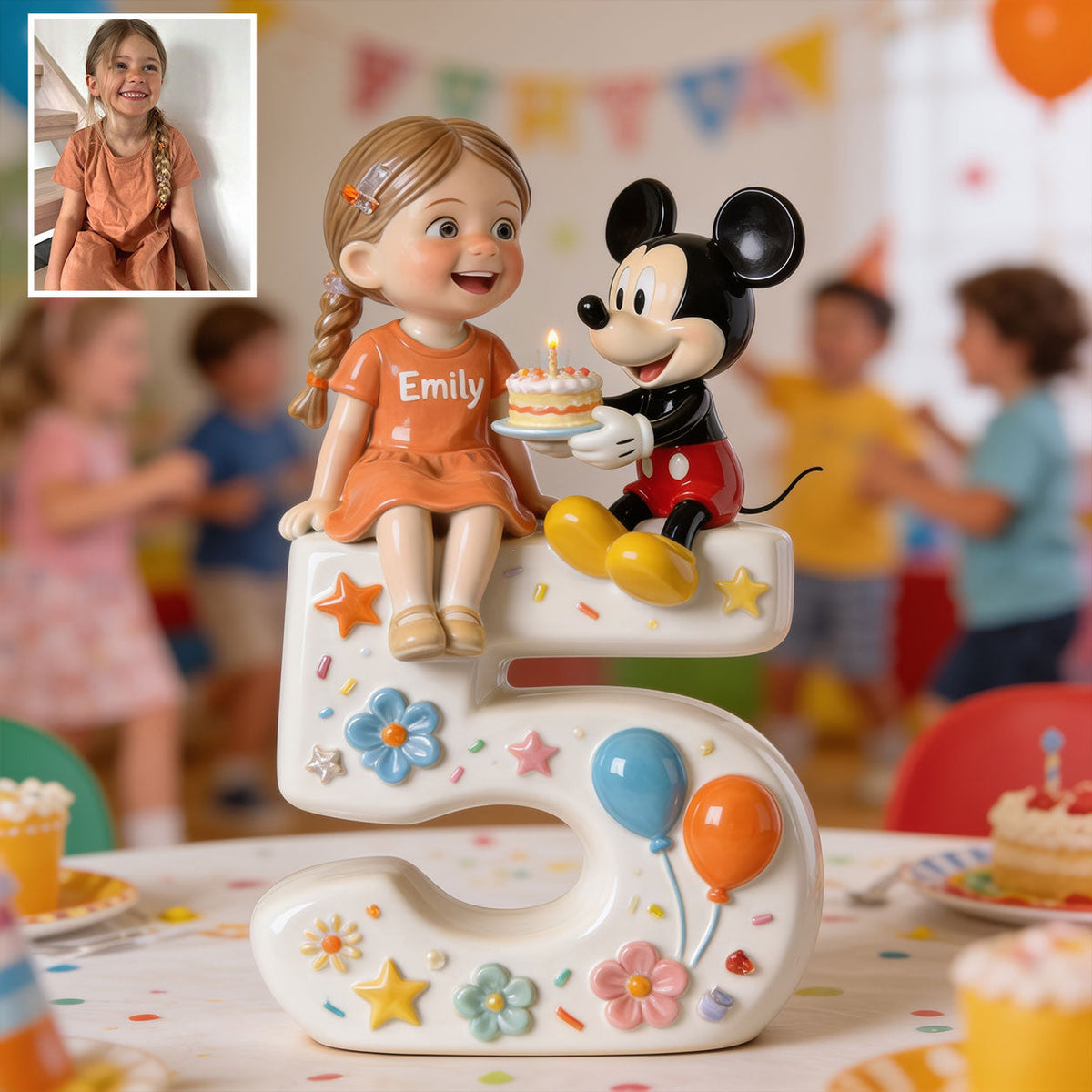 Magical Birthday - Personalized Mouse 3D Plaque