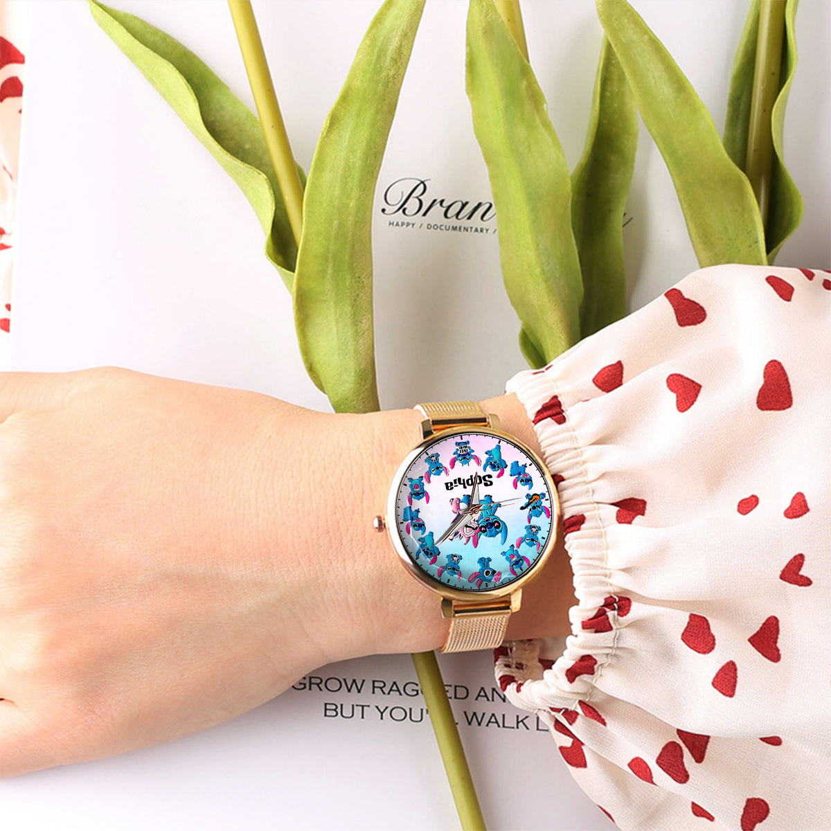 Ohana Happy Time - Personalized Ohana Women Hand Watch