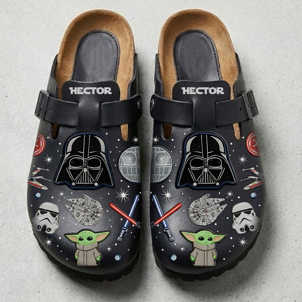 The Force Be With You - Personalized The Force Clogs With Arch Support