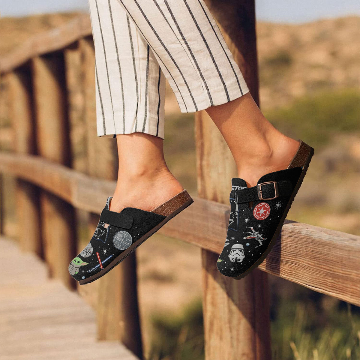 The Force Be With You - Personalized The Force Clogs With Arch Support