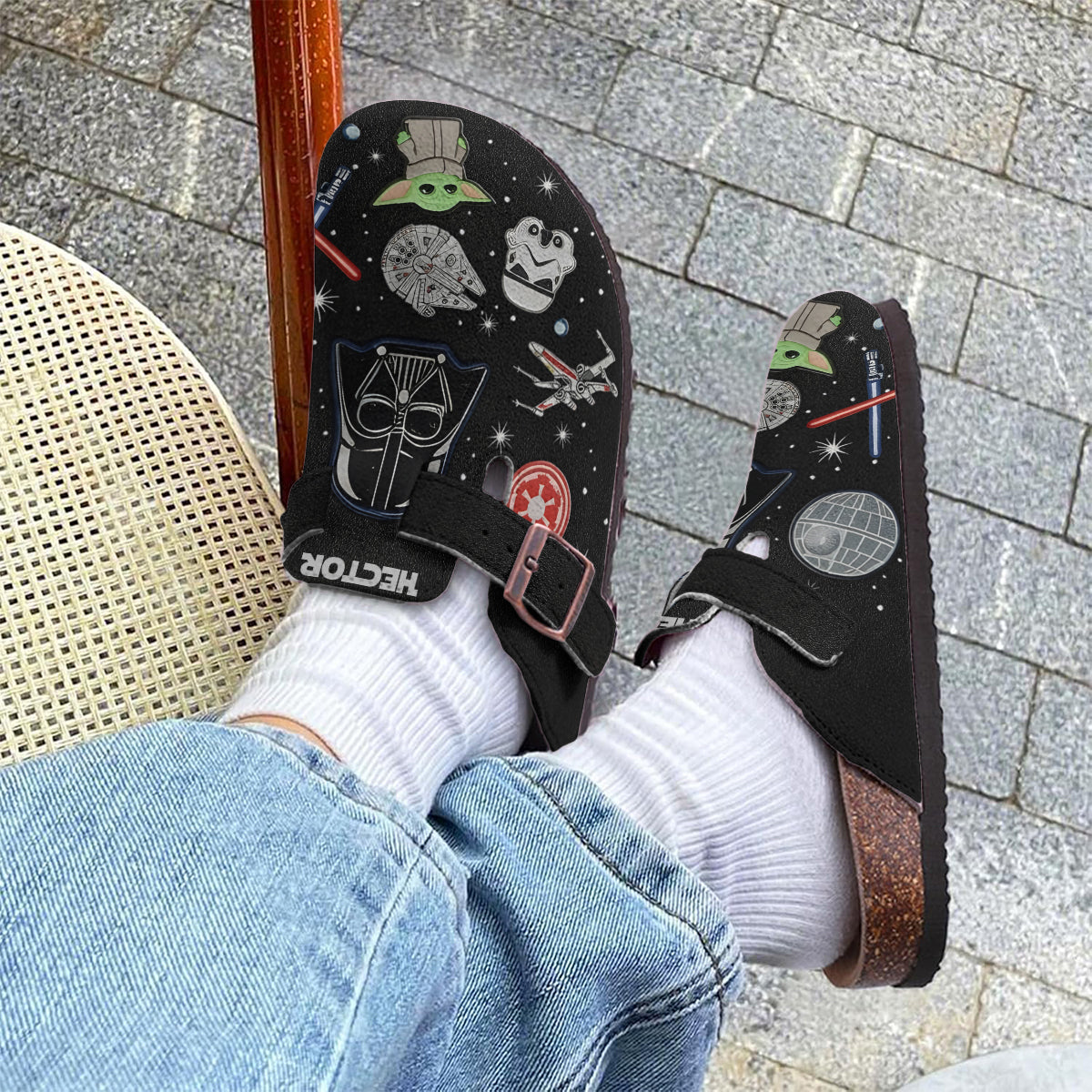 The Force Be With You - Personalized The Force Clogs With Arch Support