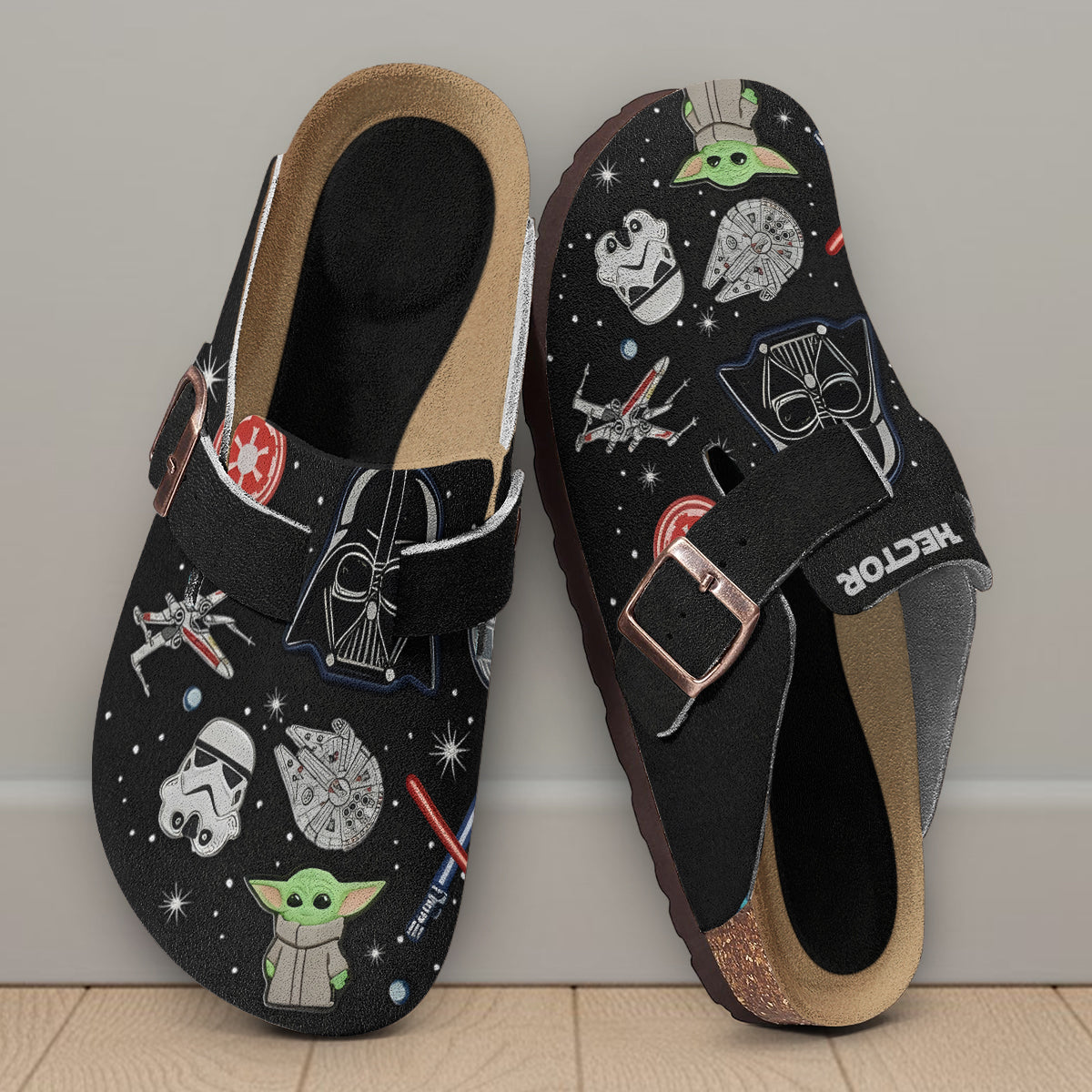 The Force Be With You - Personalized The Force Clogs With Arch Support